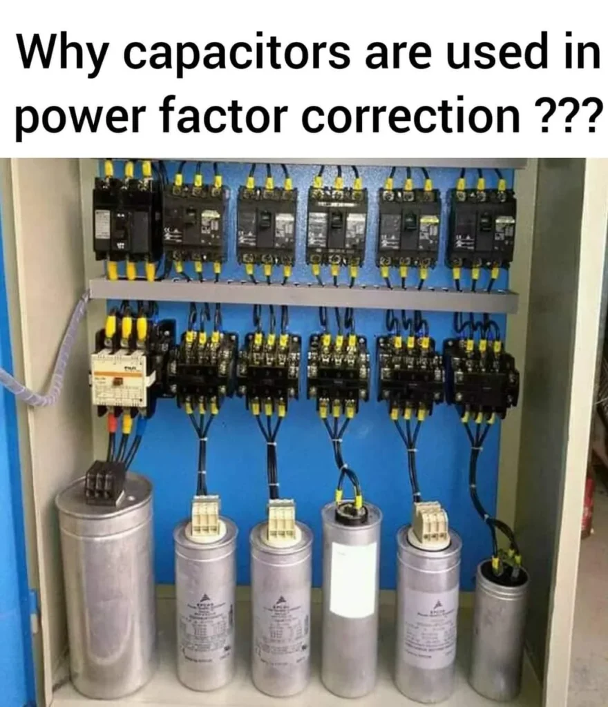 Why Capacitors Are Used In Power Factor Correction?