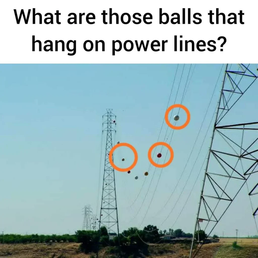 What Are Those Balls That Hang On Power Lines?