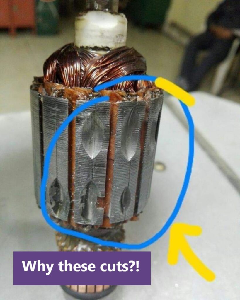 What This Cut On The Motor?